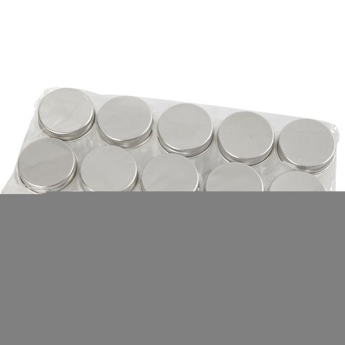 Plastová lahvička se šroubovacím víčkem - 50 ml, 10 ks v balení - obrázek