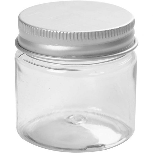 Plastová lahvička se šroubovacím víčkem - 50 ml, 10 ks v balení