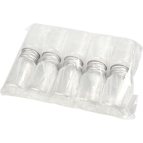 Plastová lahvička se šroubovacím víčkem - 100 ml, 10 ks v balení - obrázek