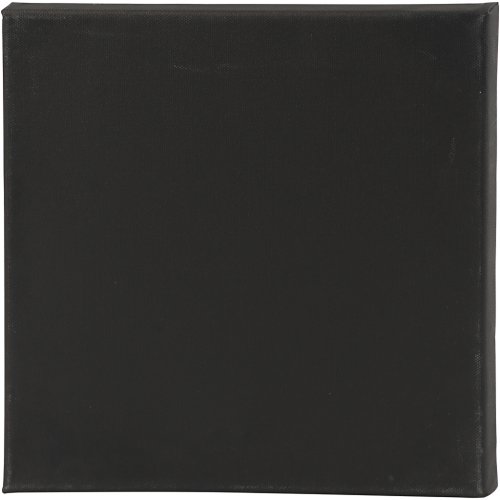 Malířské plátno černé, 30x30 cm, 360g/m2, 10 ks v balení
