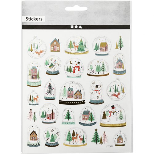 Samolepky - SNĚŽÍTKA, 1 list - obrázek