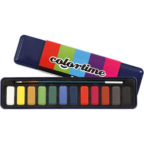 Sada akvarelových barev COLORTIME 12 barev - obrázek