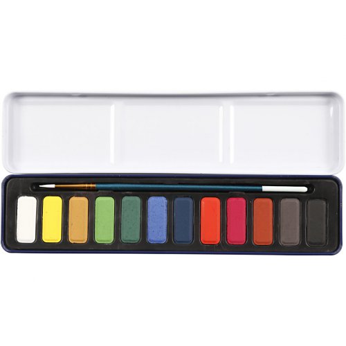 Sada akvarelových barev COLORTIME 12 barev - obrázek