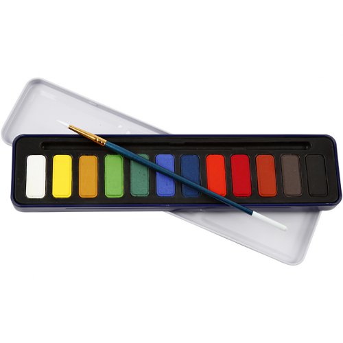 Sada akvarelových barev COLORTIME 12 barev