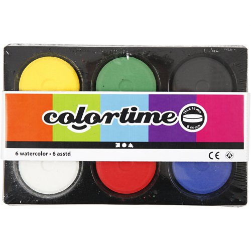 Vodové barvy COLORTIME základní - obrázek