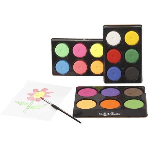 Vodové barvy COLORTIME neonové - obrázek