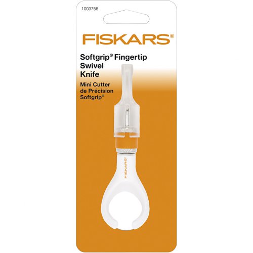Umělecký nůž Fiskars Fingertip s otočnou čepelí - obrázek