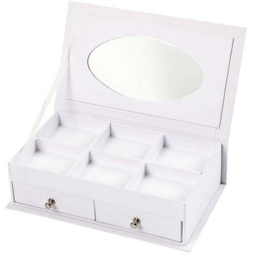 Šperkovnice Mořská víla 5 x 18 x 10,5 cm k domalování - obrázek