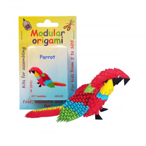 Origami sada - Papoušek