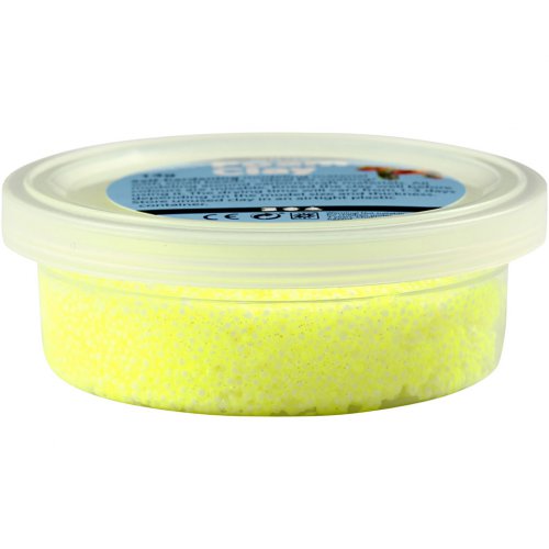 Samotvrdnoucí modelovací pěnová hmota Foam Clay SADA 6 PASTELOVÝCH A GLITTER BAREV - obrázek