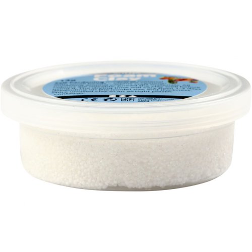 Samotvrdnoucí modelovací pěnová hmota Foam Clay SADA 6 PASTELOVÝCH A GLITTER BAREV - obrázek