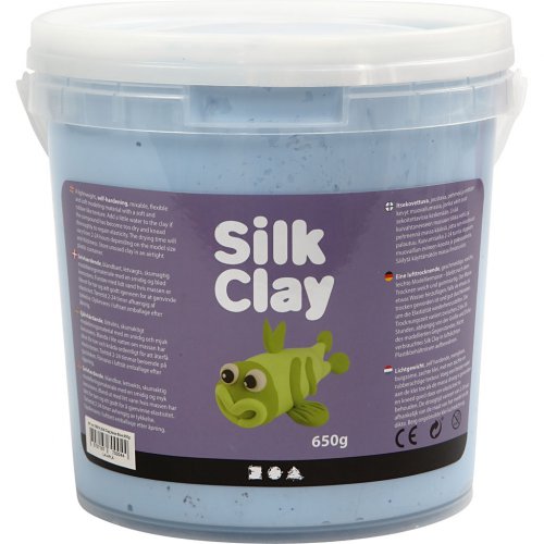 Silk Clay hedvábná modelovací hmota NEON MODRÁ 650 g