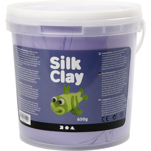 Silk Clay hedvábná modelovací hmota FIALOVÁ 650 g - obrázek