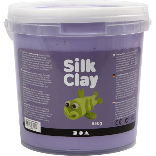 Silk Clay hedvábná modelovací hmota FIALOVÁ 650 g