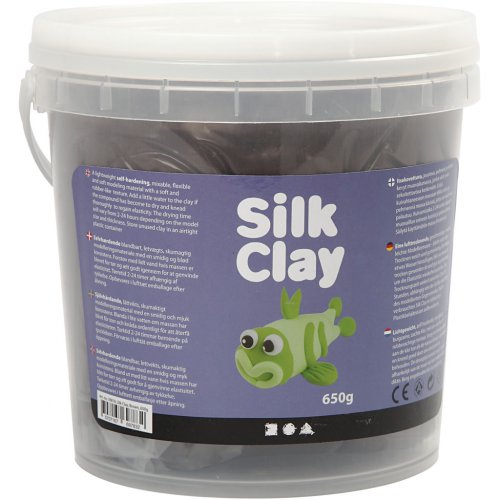 Silk Clay hedvábná modelovací hmota HNĚDÁ 650 g - obrázek