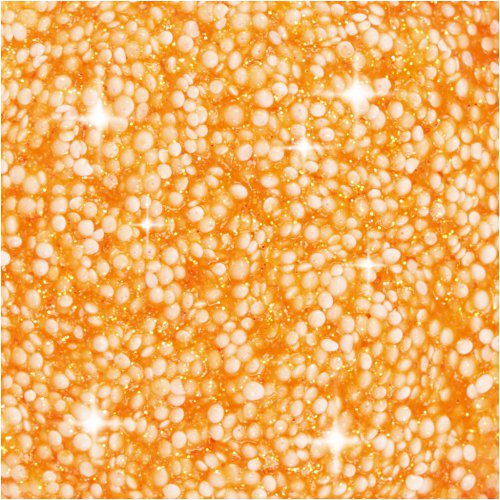 Samotvrdnoucí modelovací pěnová hmota Foam Clay GLITTER ORANŽOVÁ - obrázek