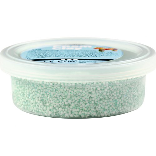 Samotvrdnoucí modelovací pěnová hmota Foam Clay GLITTER SVĚTLÁ ZELENÁ - obrázek