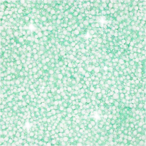 Samotvrdnoucí modelovací pěnová hmota Foam Clay GLITTER SVĚTLÁ ZELENÁ - obrázek