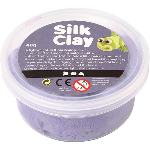 Silk Clay hedvábná modelovací hmota FIALOVÁ