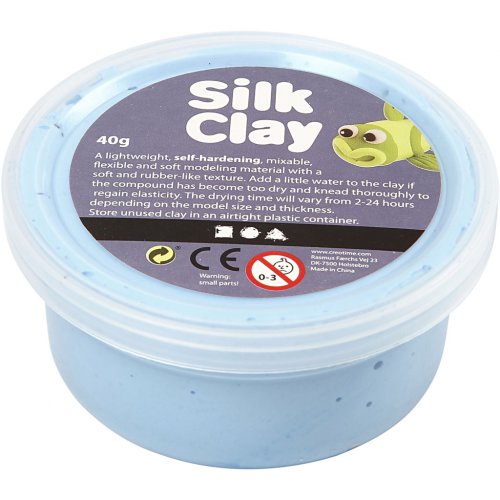 Silk Clay hedvábná modelovací hmota NEONOVÁ MODRÁ