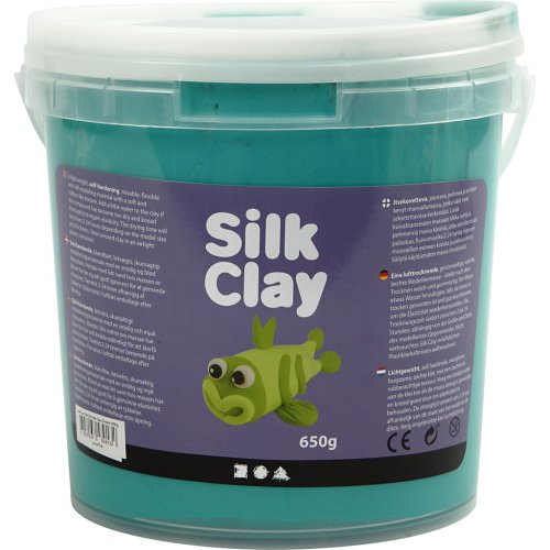 Silk Clay hedvábná modelovací hmota ZELENÁ 650 g