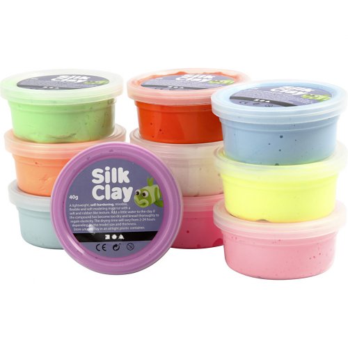 Silk Clay hedvábná modelovací hmota 10 barev