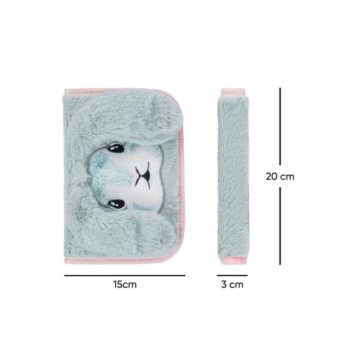 Školní penál klasik dvě chlopně BAAGL Bunny - obrázek