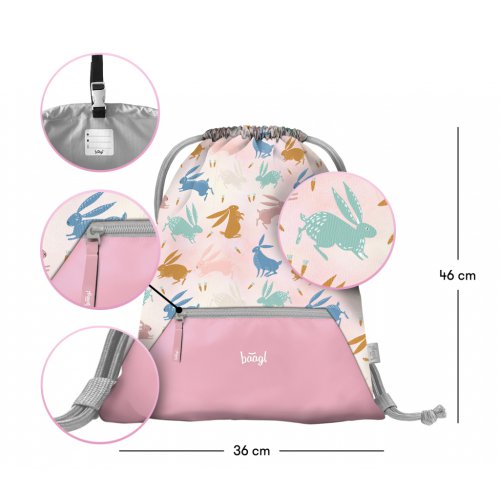 Školní set Zippy Bunny - aktovka, penál, sáček - obrázek
