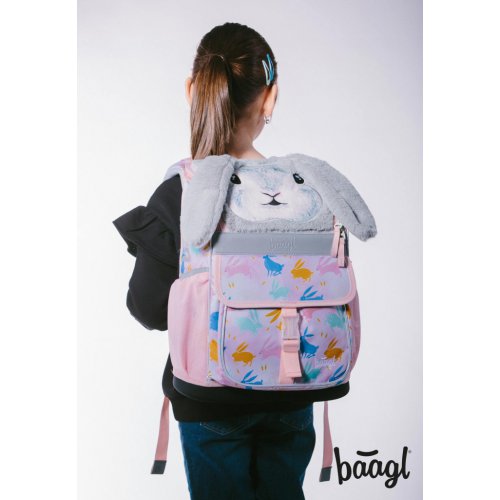 Školní set Zippy Bunny - aktovka, penál, sáček - obrázek