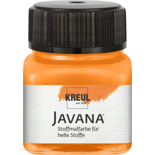 Barva na světlý textil JAVANA 20 ml ORANŽOVÁ