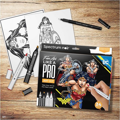 Sada Ilustrace WONDER WOMAN