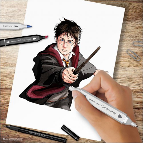 Sada Ilustrace HARRY POTTER - obrázek