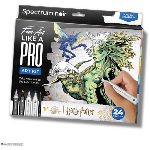 Sada Ilustrace HARRY POTTER FANTASTICKÁ  ZVÍŘATA - obrázek