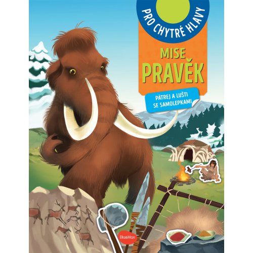 MISE PRAVĚK – Pátrej a lušti se samolepkami - obrázek