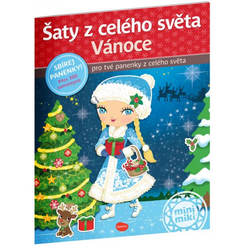 Šaty z celého světa VÁNOCE - Kniha samolepek