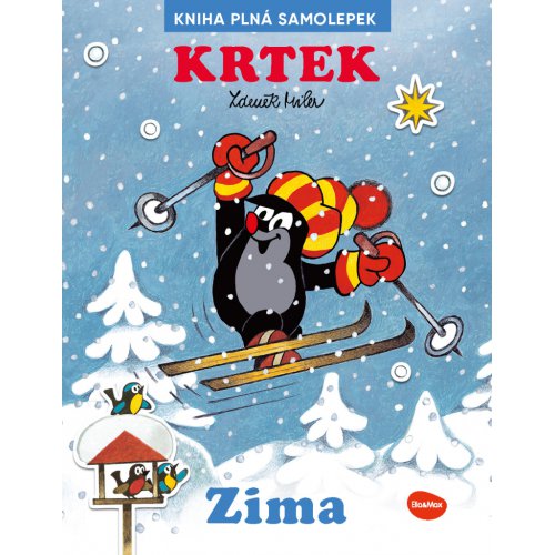KRTEK a ZIMA - Kniha samolepek - obrázek