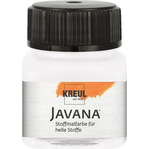 Barva na světlý textil JAVANA 20 ml BÍLÁ