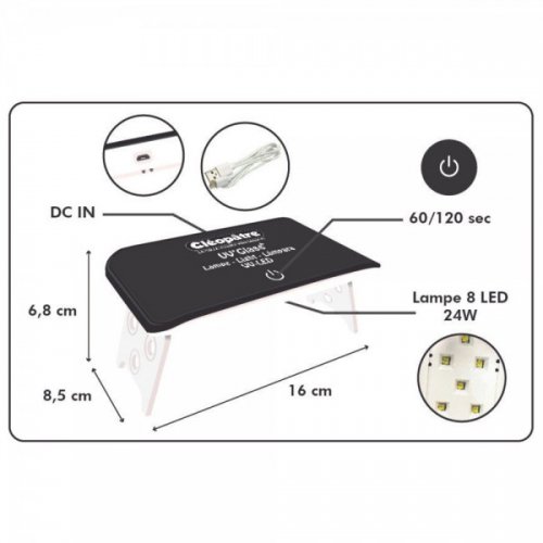 UV lampa CLEOPATRE 8 LED - UV_lampa_CLEOPATRE_2.jpg