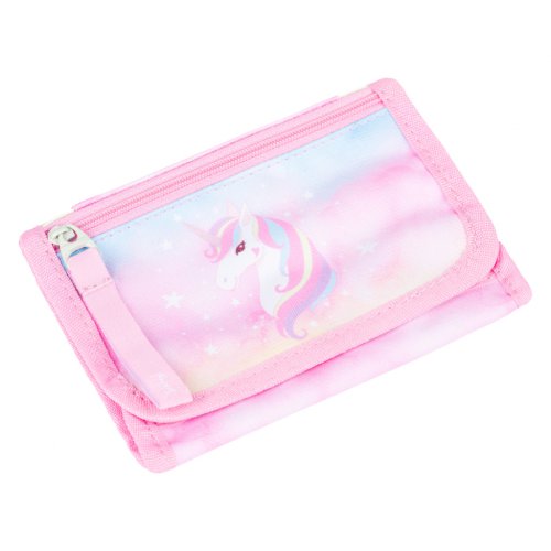 Peněženka na krk BAAGL Rainbow Unicorn - obrázek
