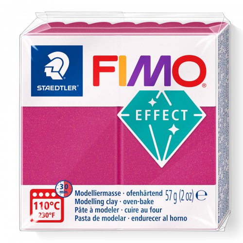FIMO efekt 57g METALICKÁ ČERVENÁ