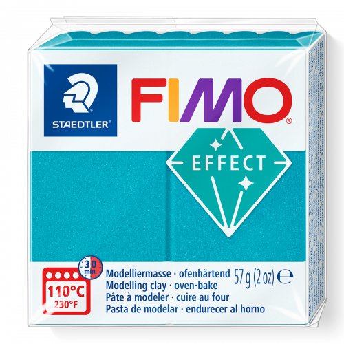 FIMO efekt 57g METALICKÁ TYRKYSOVÁ