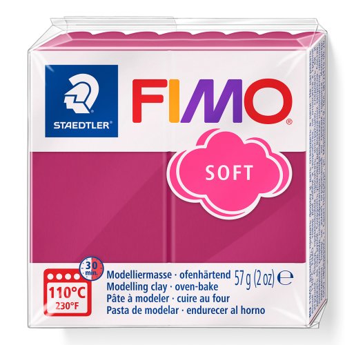 FIMO soft TREND 57g malina ČERVENÁ
