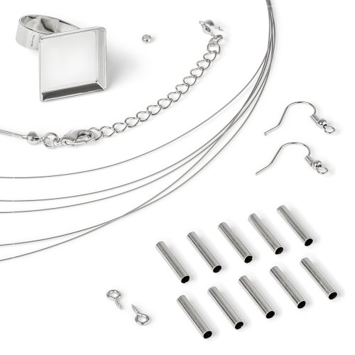 Šperková sada Fimo - NÁUŠNICE, PRSTEN A NÁHRDELNÍK - 8625_SET2_polozky.jpg