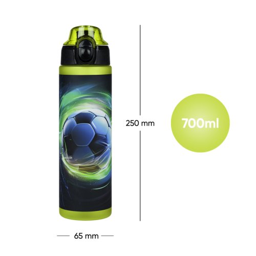 Tritanová láhev na pití Fotbal BAAGL 700 ml - obrázek