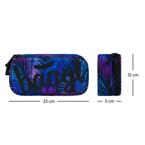 Školní set BAAGL Core Palm - batoh, penál, sáček - obrázek