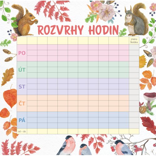 Rodinný plánovací kalendář 2025 - 30 x 30 cm - obrázek