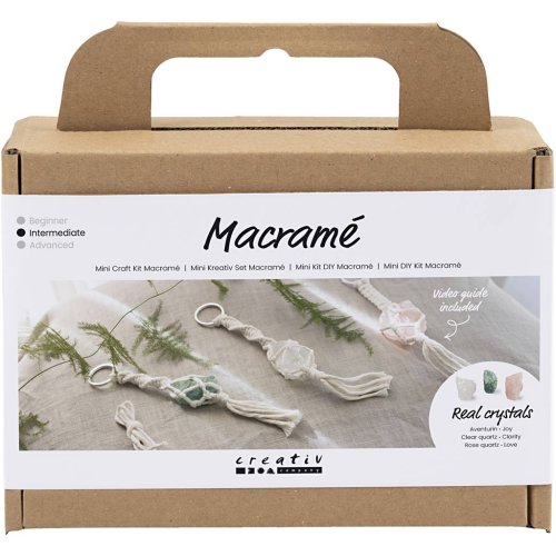 Sada macramé PŘÍVĚSKY NA KLÍČE