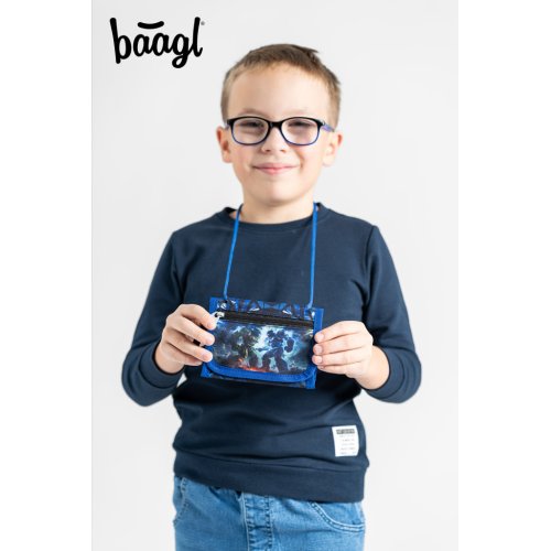 Peněženka na krk BAAGL Roboti - obrázek
