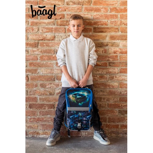 Školní set Zippy Závodní auto - aktovka, penál, sáček - obrázek