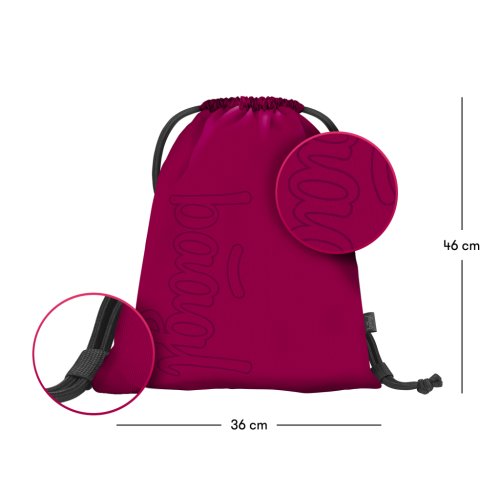 Školní set Coolmate ČERVENÁ -  batoh, penál, sáček - obrázek